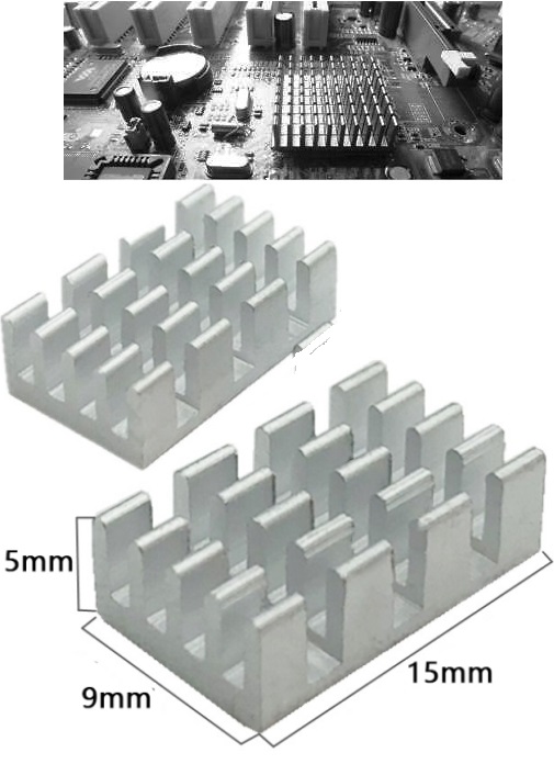 Mini Disipador DSP 15-9-5mm